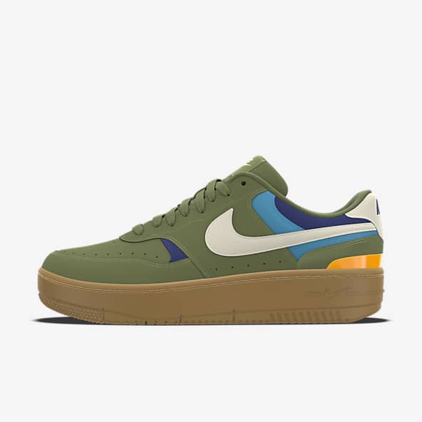 Nike green lifestyle shoes sale